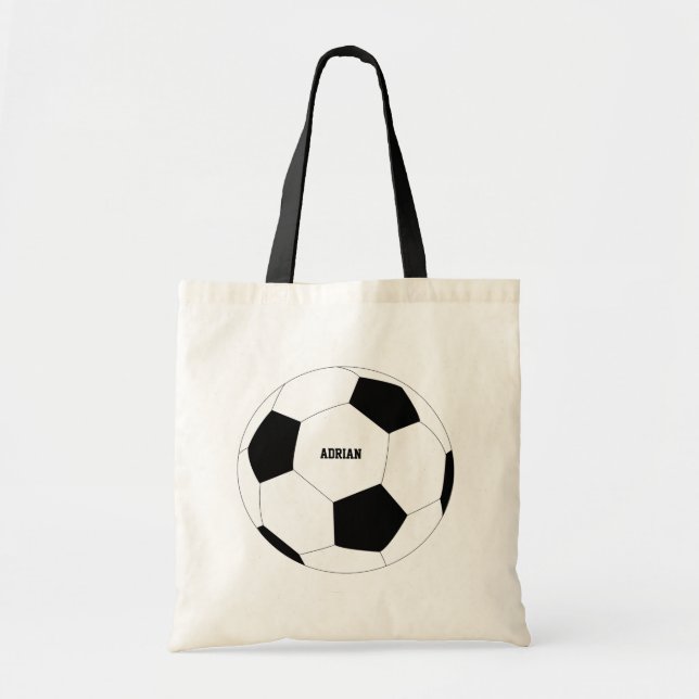 Fußball-Ball Personalisiert Tragetasche (Vorne)