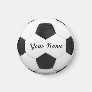 Fußball-Ball-personalisierter Name Magnet