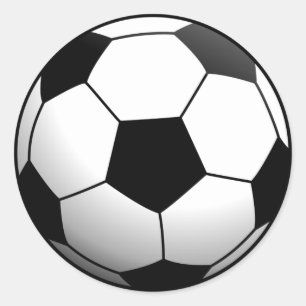 Fußball-Ball Runder Aufkleber