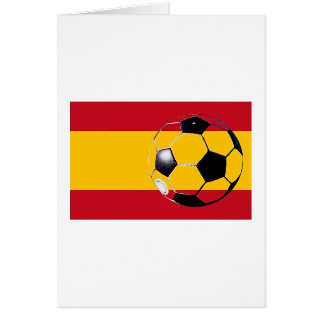 Fußball-Ball Spanien Flag2 Das MUSEUM Zazzle Gesch (Vorne)
