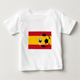 Fußball-Ball Spanien Flag2 Das MUSEUM Zazzle Gesch Baby T-shirt