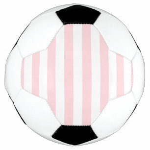 Fußball Ball Streifen Pink & White Ball