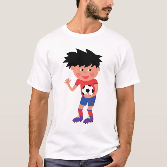 Fußball-Ball T-Shirt (Vorderseite)