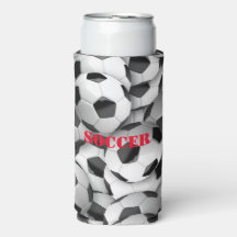 Fußball-Balls Design Seltzer kann kühlen