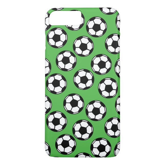 Fußball-Balls-Muster Case-Mate iPhone Hülle (Rückseite)