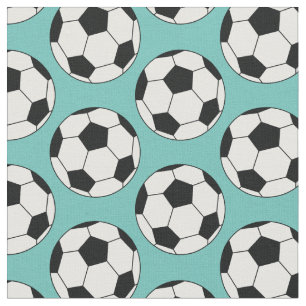 Fußball-Balls Sport Aquamarin Stoff