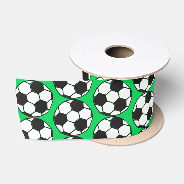 Fußball-Balls Sport Satinband (Spule)