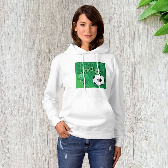 Fußball Balls Womens Hoodie (Von Creator hochgeladen)