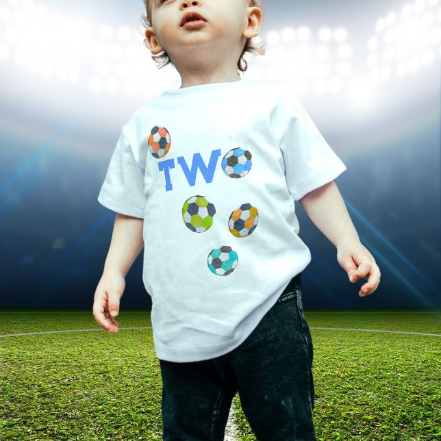 Fußball Balls ZWEI Baby T-shirt (Von Creator hochgeladen)