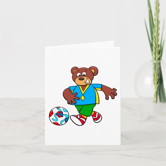 Fußball-Bären spielen Fußball im Sportraum Karte (Von Creator hochgeladen)