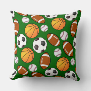 Fußball Baseball Basketball Thema Sport Kissen