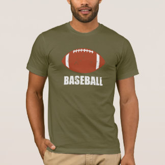Fußball-Baseball-Witz T-Shirt