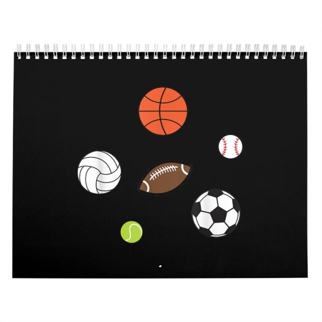 Fußball Basketball Baseball Sportfan Kalender (Titelbild)