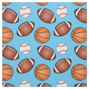 Fußball-, Basketball-und Baseball-Liebe Stoff