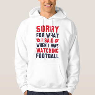 Fußball beobachten hoodie