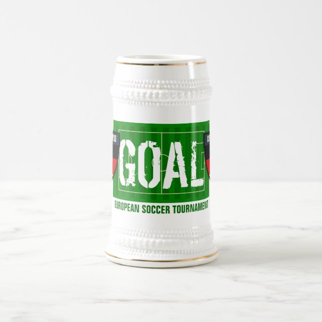 Fußball-Bier-Tasse ZielDeutschland Deutschland Bierglas (Mittel)