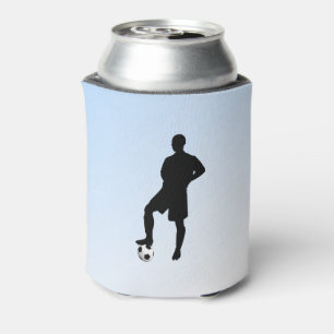 Fußball Blau / Sportdesign Dosenkühler