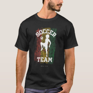 Fußball Bolivien Flag Fußball Womens Soccer Girls T-Shirt