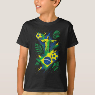 Fußball Brasilien Footbyll Christ Rio Kultur T-Shirt