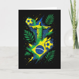 Fußball Brasilien Fuß Christus Rio Kultur Karte