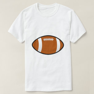 Fußball Braun Pigskin T-Shirt