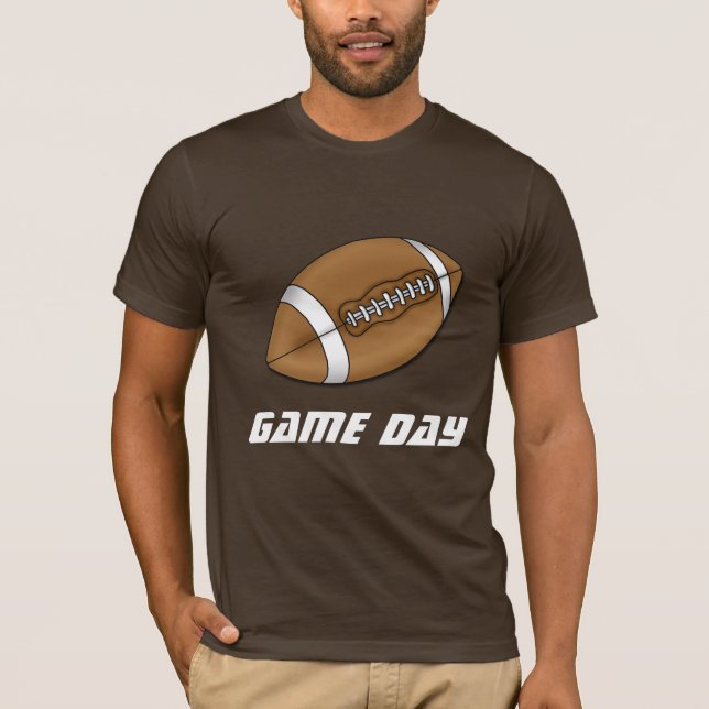 Fußball: Braunes Shirt (Vorderseite)
