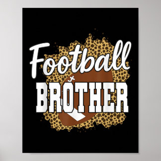 Fußball Bruder Leopard Fußball Liebe Fußball Pl Poster
