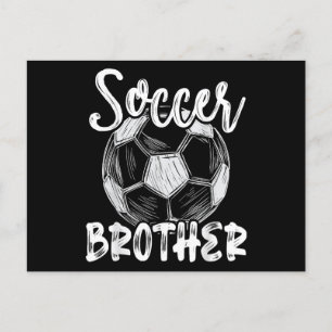 Fußball-Brüder Männer Familie Matching Team Player Feiertagspostkarte