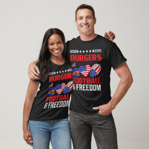 Fußball, Burger und Freiheit T-Shirt
