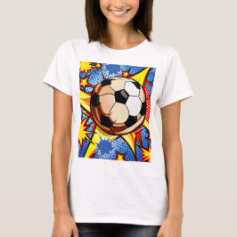 Fußball-Burst T-Shirt