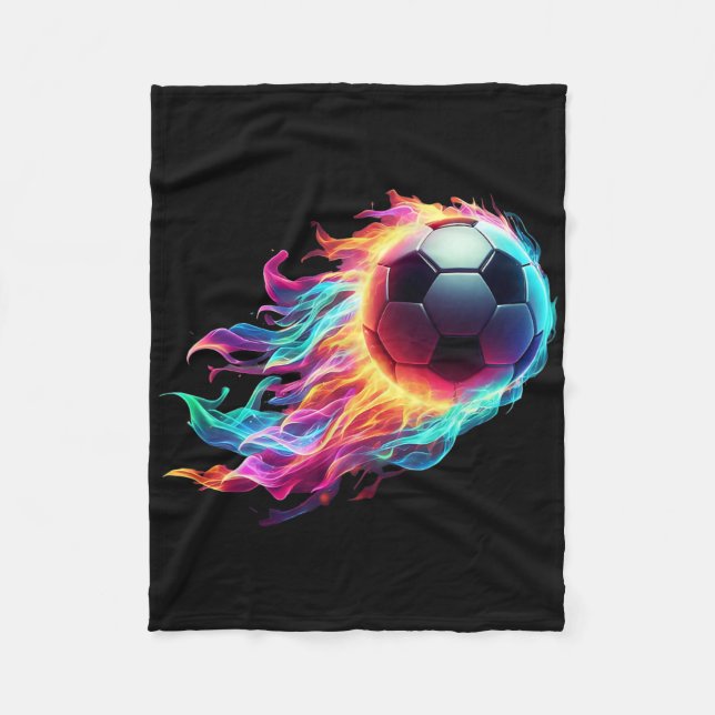 Fußball Byll _1  Fleecedecke (Vorderseite)