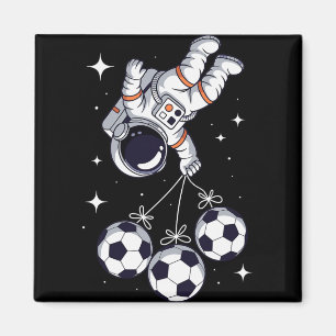 Fußball Byll Bylloon Astronaut schwebender Raumfah Magnet