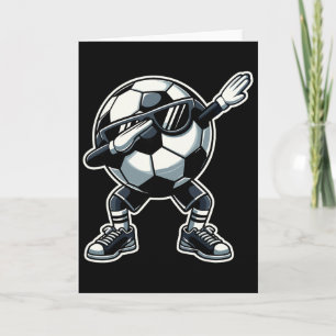 Fußball Byll Dabbing Lustiger Fußballspieler Fußba Karte