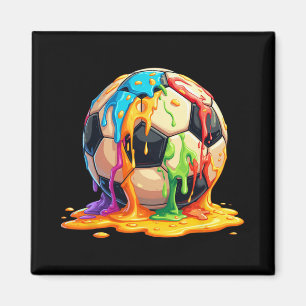 Fußball Byll Farbe Creme Drip Jugend Drip Fußball Magnet