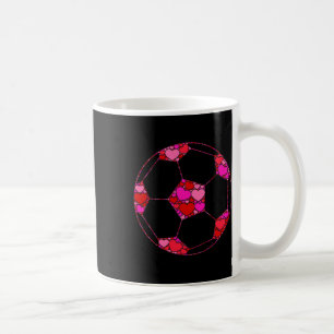 Fußball Byll Pink Rot Herz Für Frauen Männer - Val Kaffeetasse