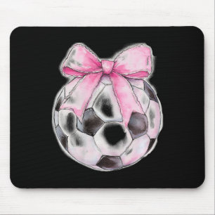 Fußball Byll Rosa Kokette Schleife Zierliche Schle Mousepad