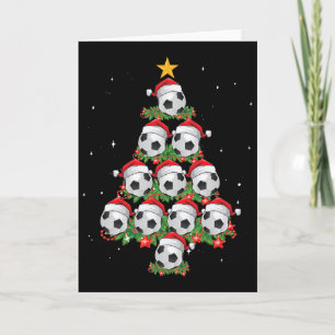 Fußball-Bylls Weihnachtsbaum-Ornamente Sport Fußba Karte
