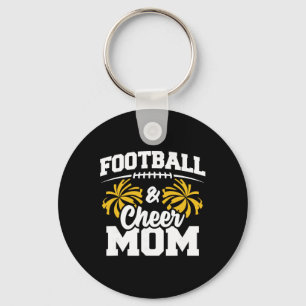Fußball Cheer Mom - Cheerleaderin an der High Scho Schlüsselanhänger