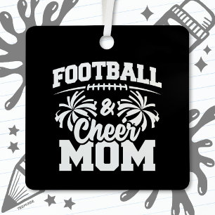 Fußball Chef Squad School Sportspiele Proud Mama Ornament Aus Metall