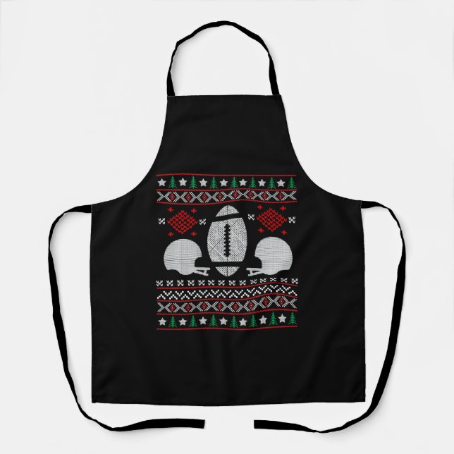 FUSSBALL CHRISTMAS SCHÜRZE (Vorderseite)