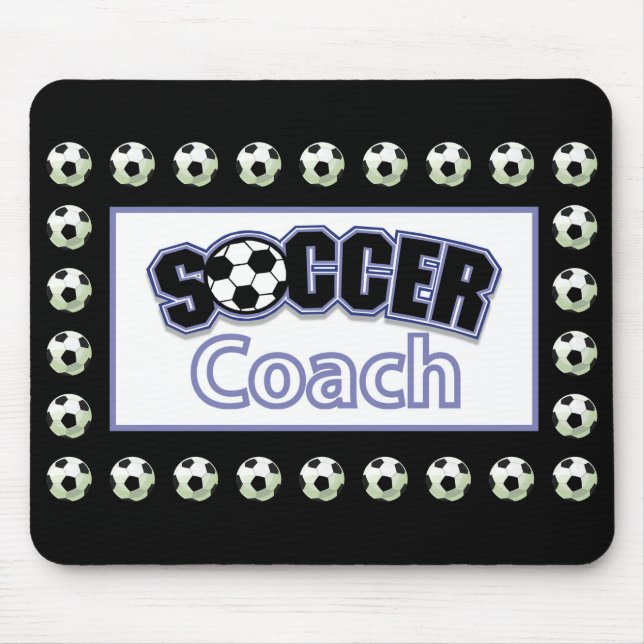 Fußball-Coach Danke, Balls Mousepad (Vorne)