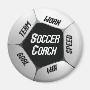Fußball-Coach dankt Groß Ball Magnet