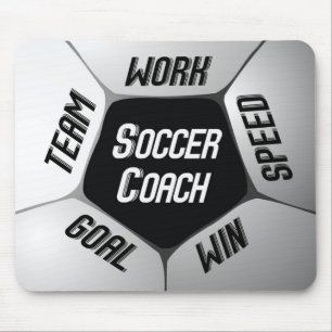 Fußball-Coach dankt Groß Ball Mousepad