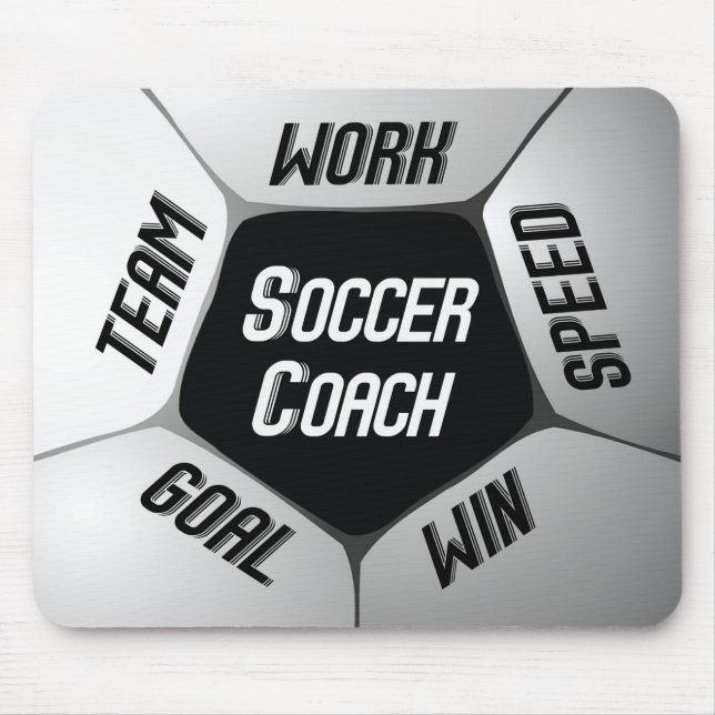 Fußball-Coach dankt Groß Ball Mousepad (Vorne)