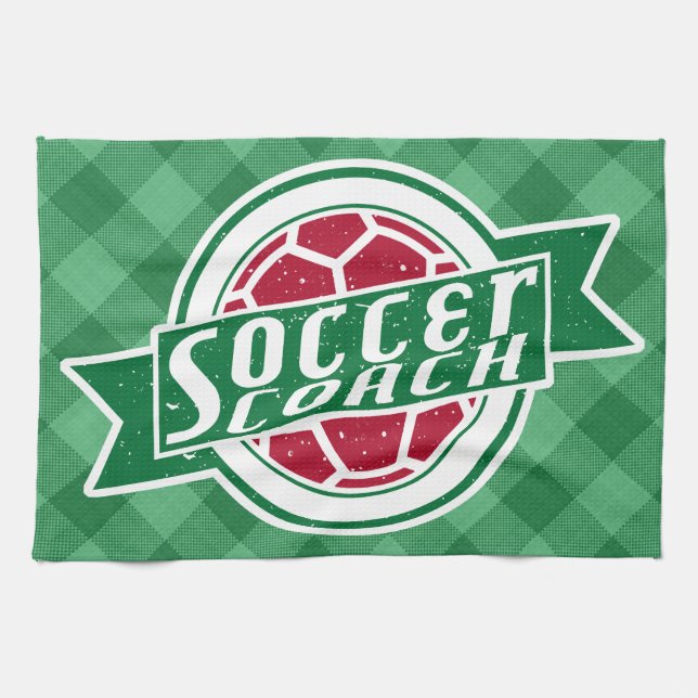 Fußball-Coach Handtuch (Horizontal)