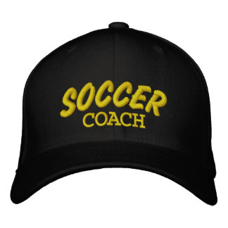 Fußball-Coach, kundenspezifisch bestickt Bestickte Baseballkappe