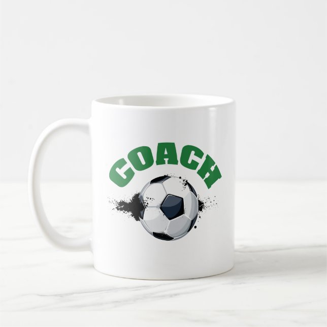 Fußball-Coach-Tasse Kaffeetasse (Links)