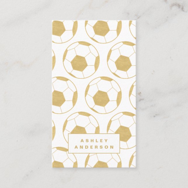 Fußball-Coach und Personal Trainer Visitenkarte (Vorderseite)