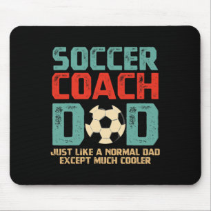 Fußball-Coach Vater Vathers Day-Geschenk Mousepad