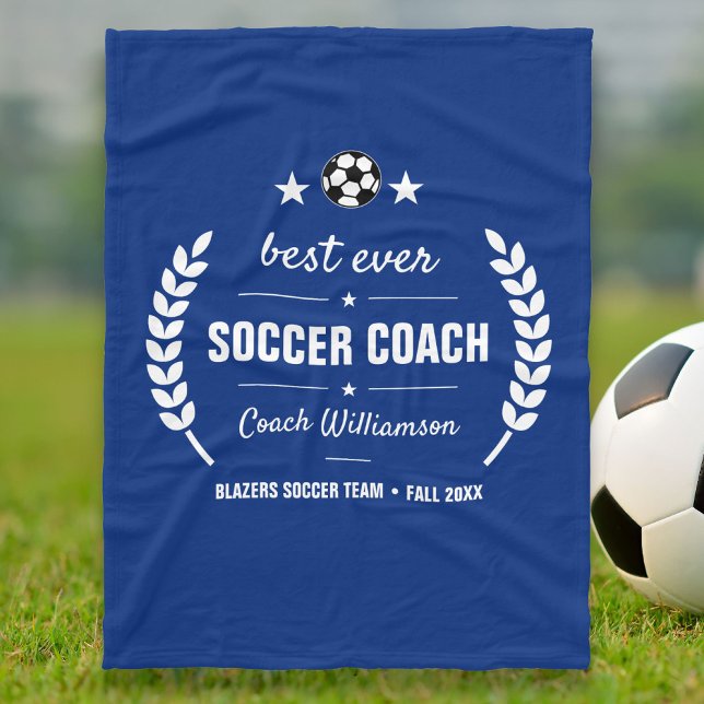 Fußball-Coach Vielen Dank, dass Sie Geschenke von  Fleecedecke (Von Creator hochgeladen)